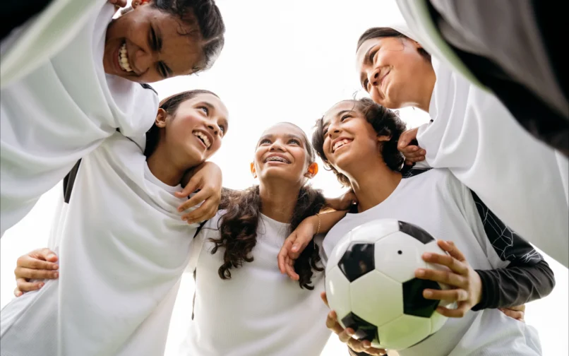 futbolistas hablando